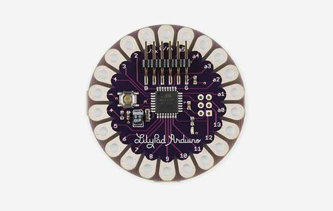 The LilyPad Arduino Main Board