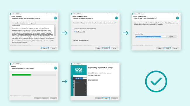 Instructions for installing the IDE 2