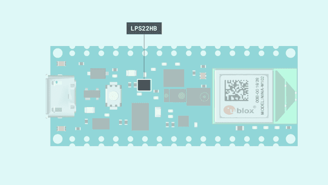 The LPS22HB pressure sensor