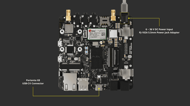 Portenta Max Carrier Power Jack