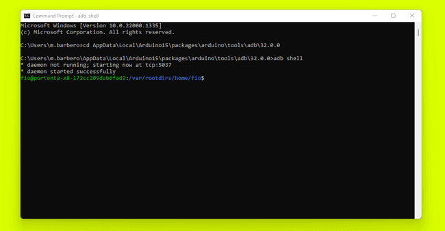 ADB shell command