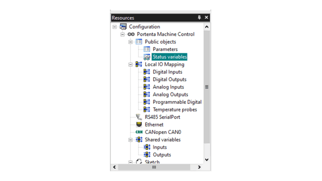 Status Variables Resources