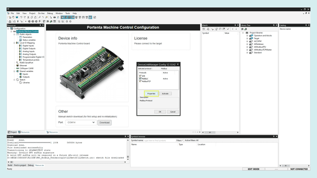 Modbus properties