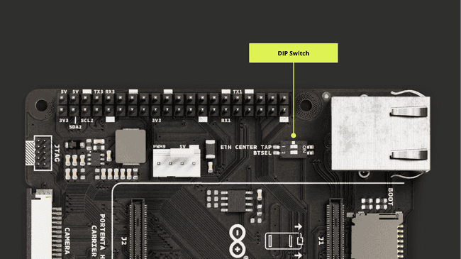 Portenta Hat Carrier DIP switch