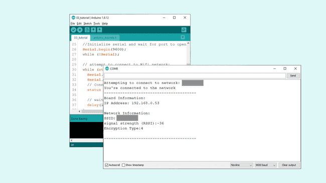 Serial Monitor output on Offline Editor.