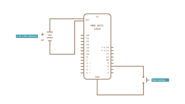 Schematic of our circuit.